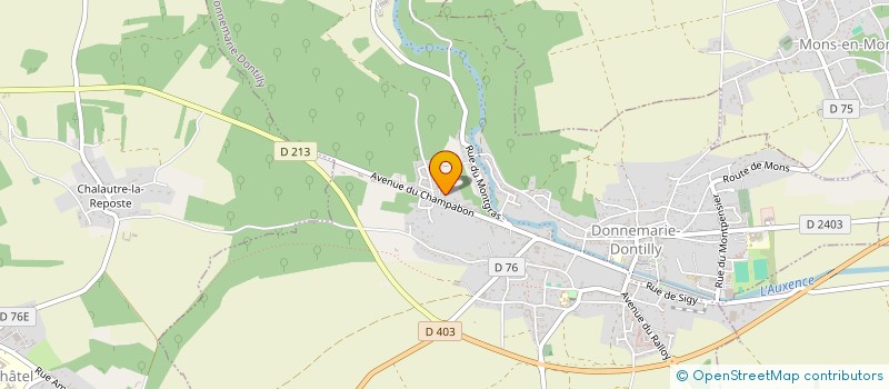 localisation de l'entreprise MONSIEUR MARCOS DOMINGUES COSTA  DONNEMARIE-DONTILLY