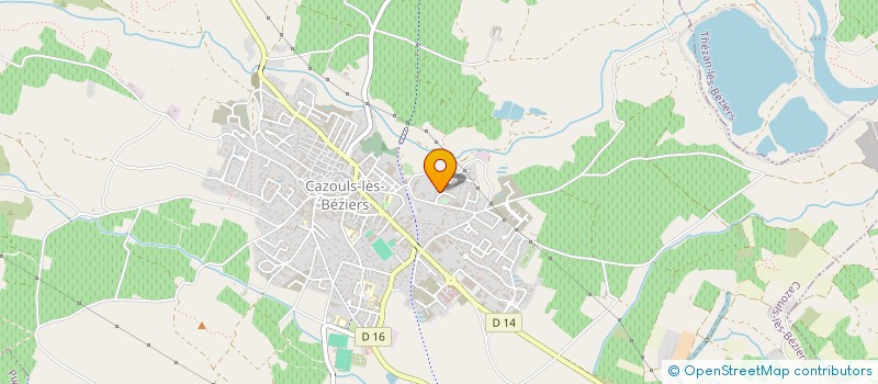 localisation de l'entreprise MONSIEUR MARCOS FERREIRA  CAZOULS-LES-BEZIERS