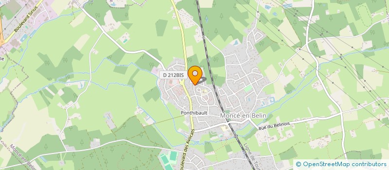 localisation de l'entreprise MONSIEUR MARCOS GOMES  MONCE-EN-BELIN