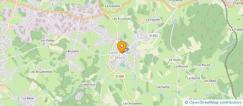 localisation de l'entreprise MONSIEUR MARCOS GRANDIA RIVERA à SAINT-PAL-DE-MONS