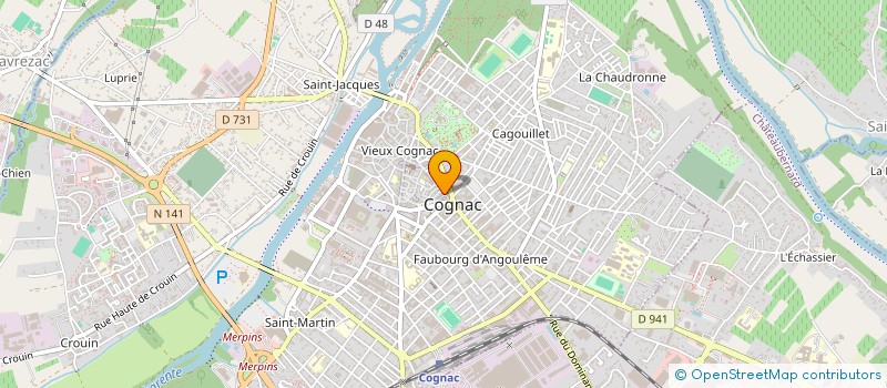 localisation de l'entreprise MONSIEUR MARCOS LIMA REIS à COGNAC
