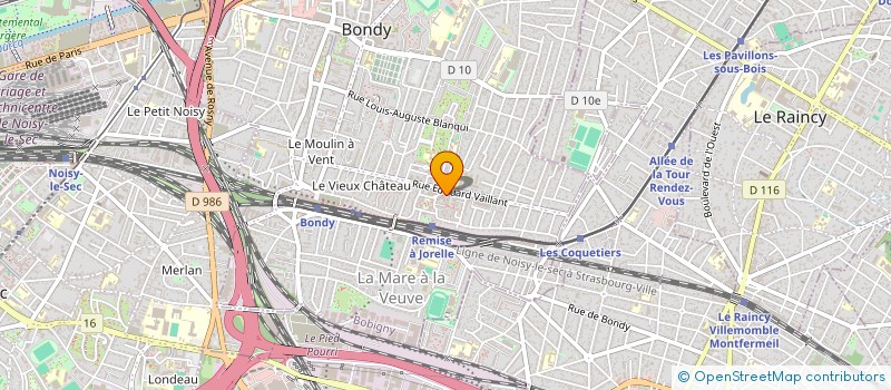 localisation de l'entreprise MONSIEUR MARCOS MONTEIRO DA SILVA  BONDY