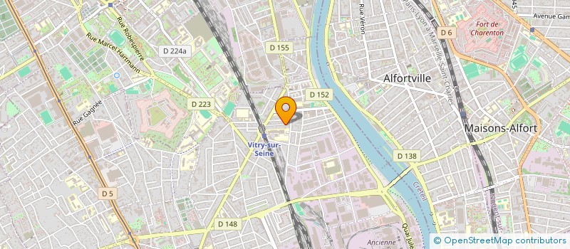 localisation de l'entreprise MONSIEUR MARCOS RAFAEL VINCUS DA SILVA MENDES  VITRY-SUR-SEINE