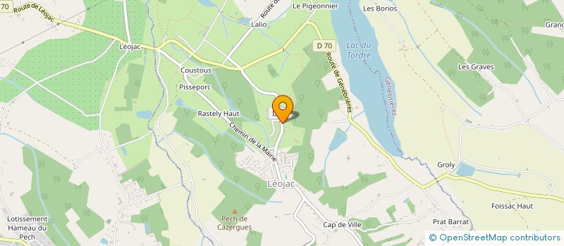 localisation de l'entreprise MONSIEUR MARCOS RODRIGO à LEOJAC