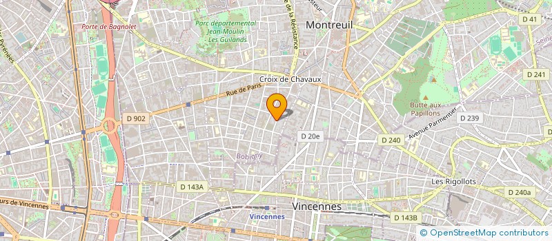 localisation de l'entreprise MONSIEUR MARCOS SANCHEZ CALDERON à MONTREUIL