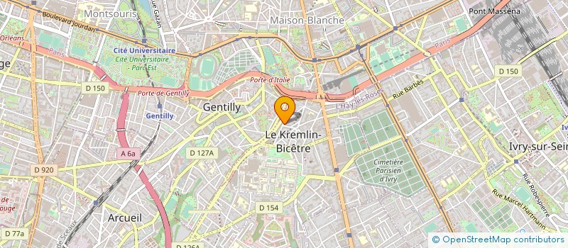 localisation de l'entreprise MONSIEUR MARCOS SUAREZ ROMERO à KREMLIN BICETRE