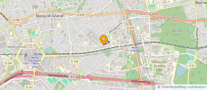 localisation de l'entreprise MONSIEUR MARCOS TAVARES DE MORAIS  NOISY-LE-GRAND