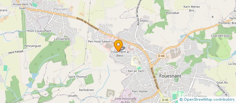 localisation de l'entreprise MONSIEUR MARCOS VIDIGAL SANTOS à PLEUVEN