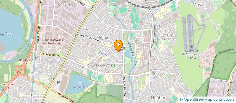 localisation de l'entreprise MONSIEUR MARCOUS FOMEKONG  STRASBOURG