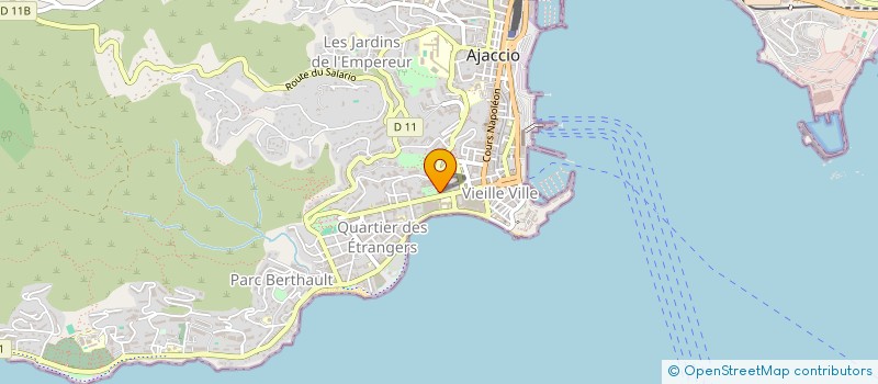 localisation de l'entreprise MONSIEUR MARCU ANDRIA BATTESTI à AJACCIO