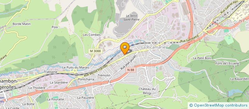 localisation de l'entreprise MONSIEUR MARCU CARPACI  LA RICAMARIE