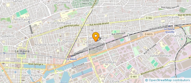 localisation de l'entreprise MONSIEUR MARCUS ANNE-LOUISE  LE HAVRE