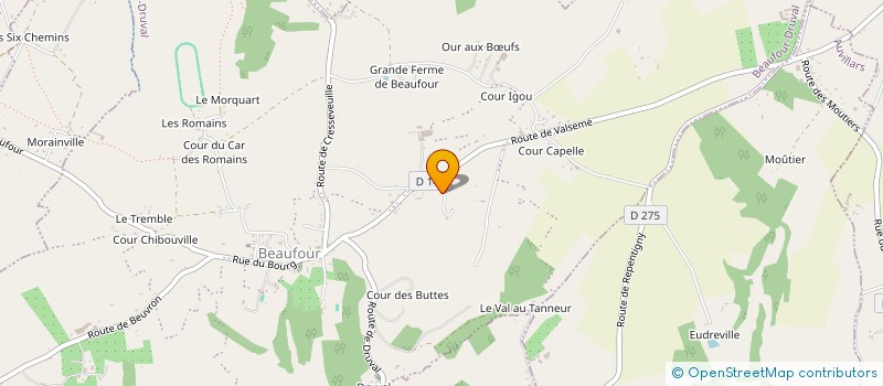 localisation de l'entreprise MONSIEUR MARCUS BLASCHE  NOTRE-DAME-DE-LIVAYE