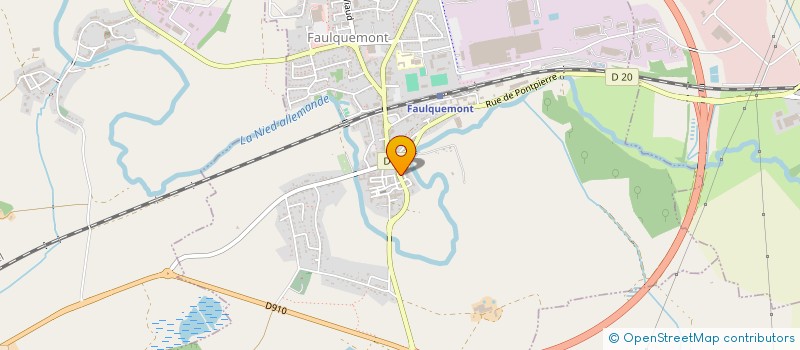 localisation de l'entreprise MONSIEUR MARCUS CHARON  FAULQUEMONT