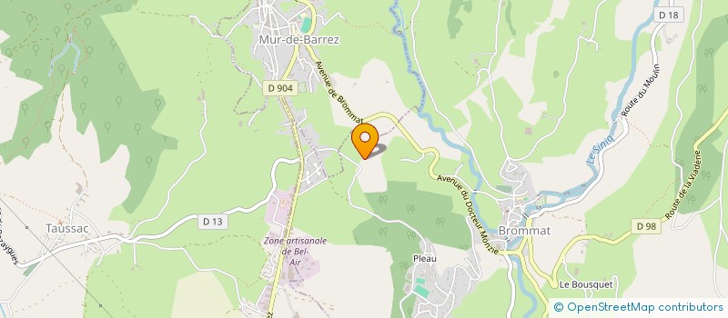 localisation de l'entreprise MONSIEUR MARCUS GOOSSENS  LACROIX-BARREZ