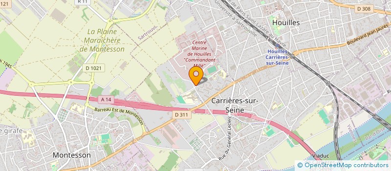 localisation de l'entreprise MONSIEUR MARCUS MONDELUS à CARRIERES SUR SEINE