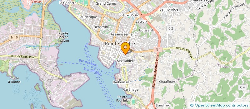 localisation de l'entreprise MONSIEUR MARCUS MONDES à POINTE-A-PITRE