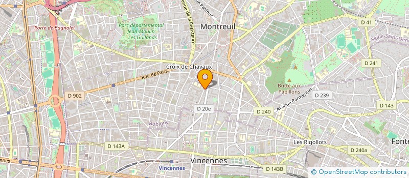 localisation de l'entreprise MONSIEUR MARCUS ROBINSON à MONTREUIL