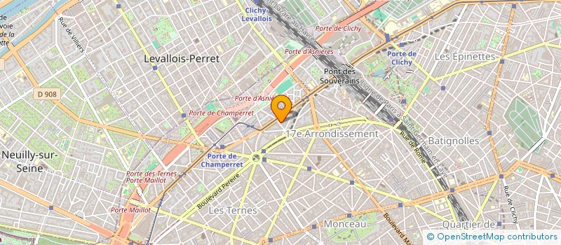 localisation de l'entreprise MONSIEUR MARCUS THROSBY  PARIS