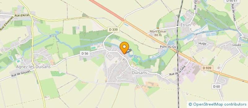 localisation de l'entreprise MONSIEUR MARCY BRUNEL  DUISANS