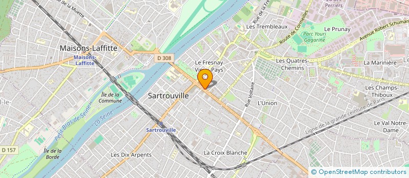 localisation de l'entreprise MONSIEUR MARDOCHE WANZAMBI  SARTROUVILLE