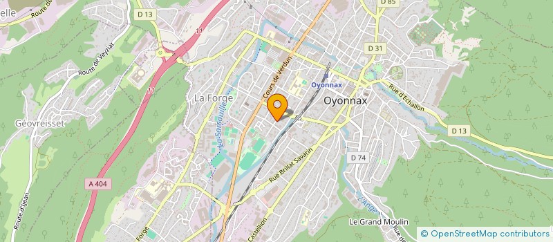 localisation de l'entreprise MONSIEUR MAREAIL TE à OYONNAX