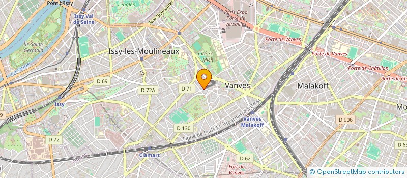 localisation de l'entreprise MONSIEUR MARECO TONY  VANVES