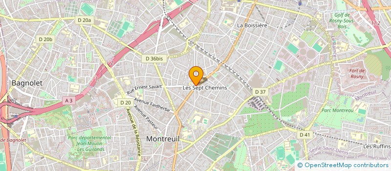 localisation de l'entreprise MONSIEUR MAREK DAGUE à MONTREUIL