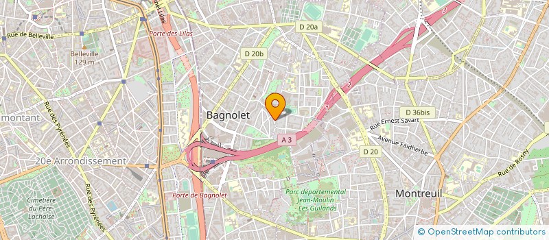 localisation de l'entreprise MONSIEUR MAREK DZIEDZIUL à BAGNOLET