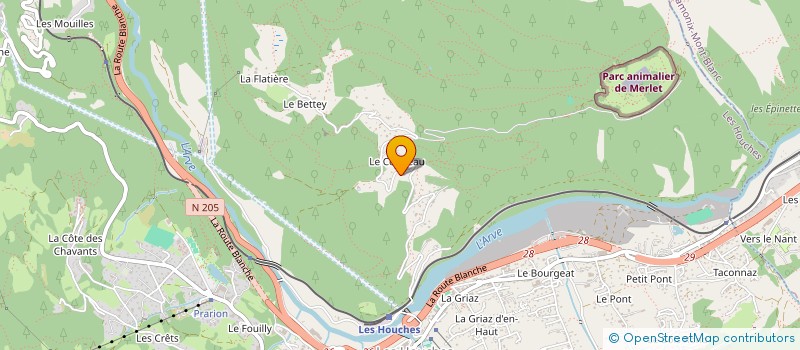 localisation de l'entreprise MONSIEUR MAREK GRZEGORCZYK  LES HOUCHES