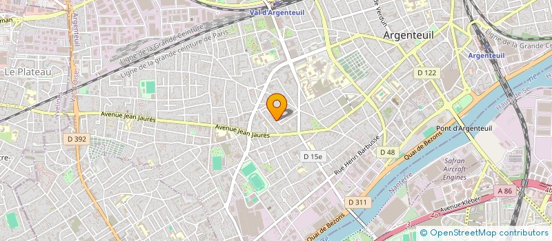 localisation de l'entreprise MONSIEUR MAREK KLIMIUK  ARGENTEUIL