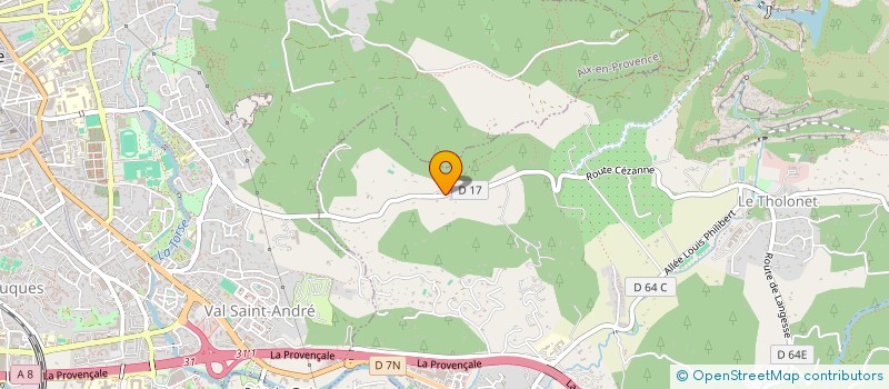 localisation de l'entreprise MONSIEUR MAREK KOZICKI  LE THOLONET