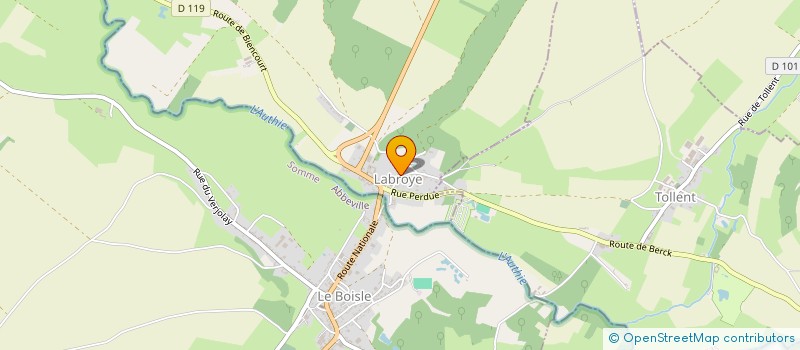 localisation de l'entreprise MONSIEUR MAREK KOZIOL  LABROYE