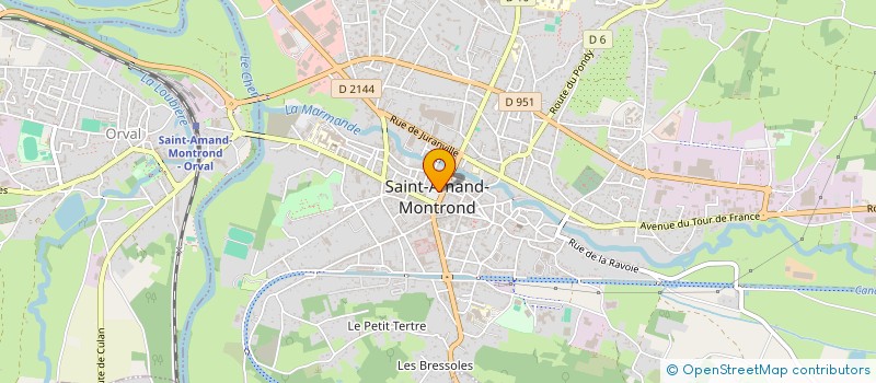 localisation de l'entreprise MONSIEUR MAREK MIECZYNSKI à SAINT-AMAND-MONTROND