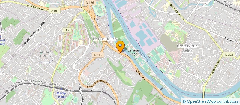 localisation de l'entreprise MONSIEUR MAREK MITKIEWICZ  LE PORT-MARLY