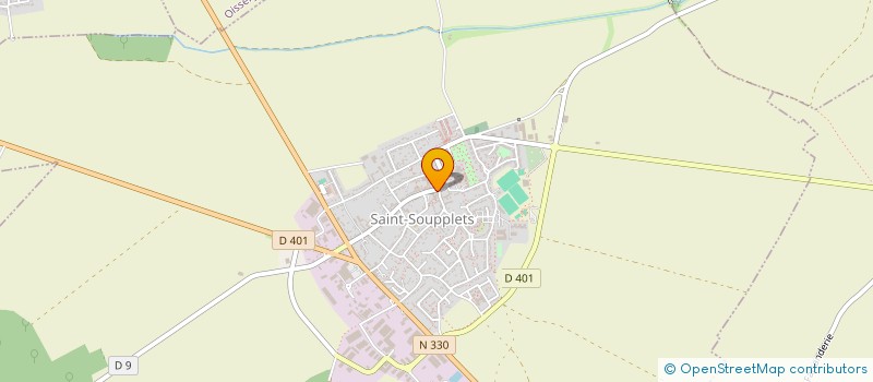 localisation de l'entreprise MONSIEUR MAREK OKOLOWSKI  SAINT-SOUPPLETS