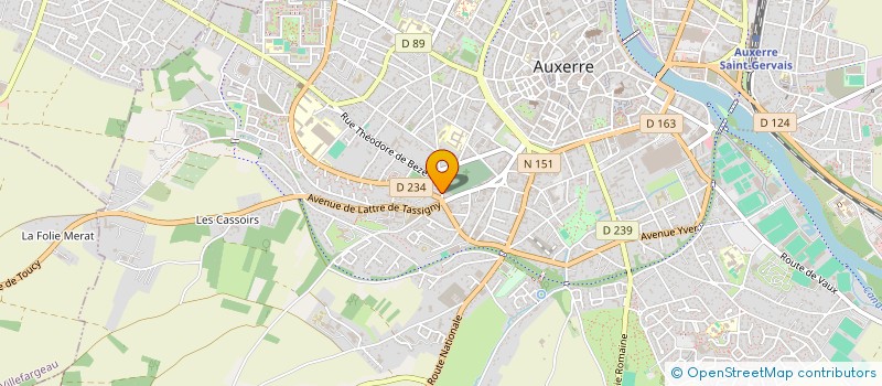 localisation de l'entreprise MONSIEUR MAREK OSTROWSKI à AUXERRE
