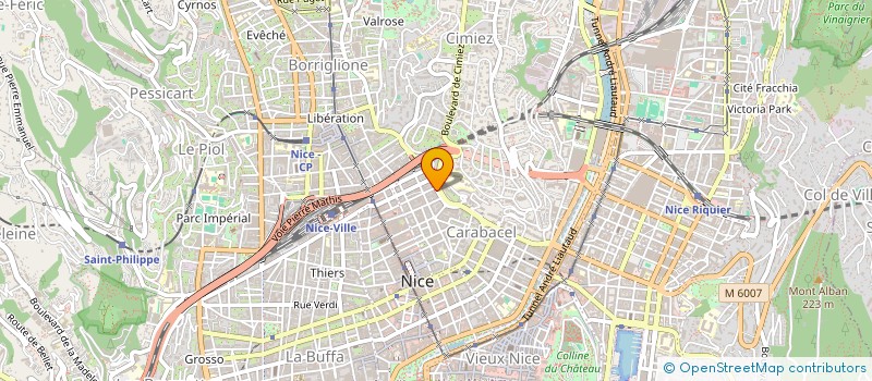 localisation de l'entreprise MONSIEUR MAREK PIWKO  NICE