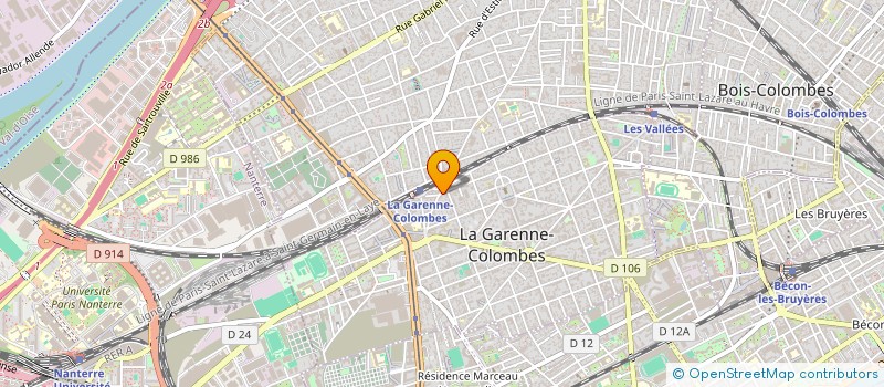 localisation de l'entreprise MONSIEUR MAREK SZEWC à LA GARENNE-COLOMBES