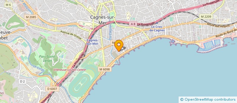 localisation de l'entreprise MONSIEUR MAREK WEZDENKO à CAGNES-SUR-MER