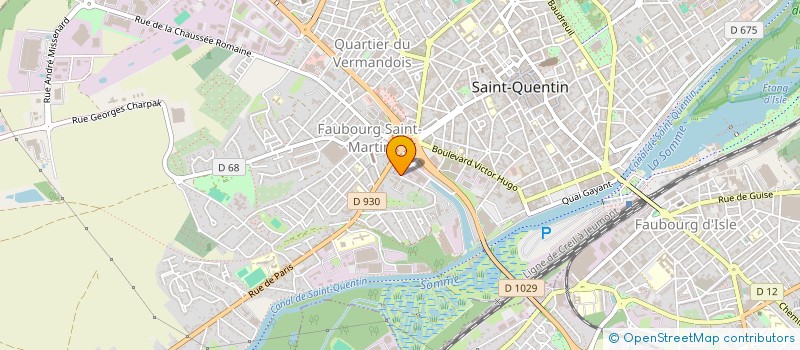 localisation de l'entreprise MONSIEUR MARGARET DOKU à SAINT-QUENTIN