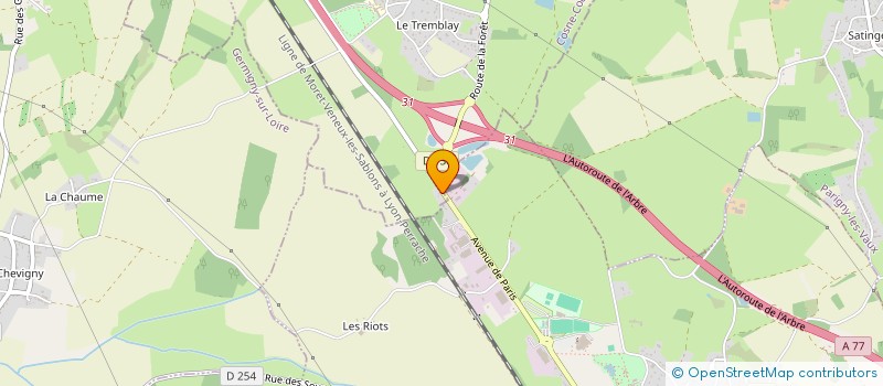 localisation de l'entreprise MONSIEUR MARGAUX BURTIN  CHAULGNES