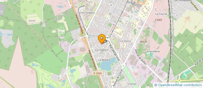 localisation de l'entreprise MONSIEUR MARGUS SELIRAND  ORLEANS