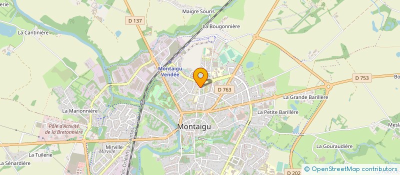 localisation de l'entreprise MONSIEUR MARIA BRECHET à MONTAIGU-VENDEE