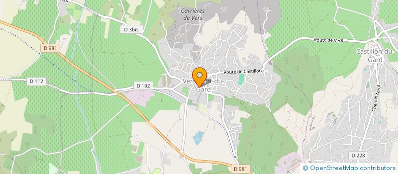 localisation de l'entreprise MONSIEUR MARIA CLARK à VERS-PONT-DU-GARD