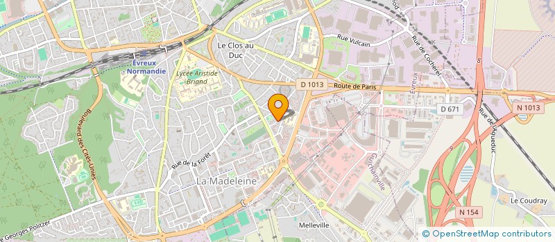 localisation de l'entreprise MONSIEUR MARIA DE LURDES SISSE VERISSIMO  EVREUX