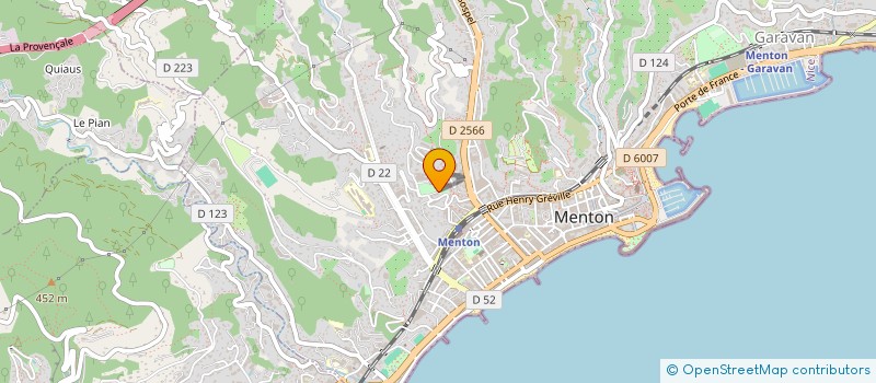localisation de l'entreprise MONSIEUR MARIA MICHELOTTI à MENTON
