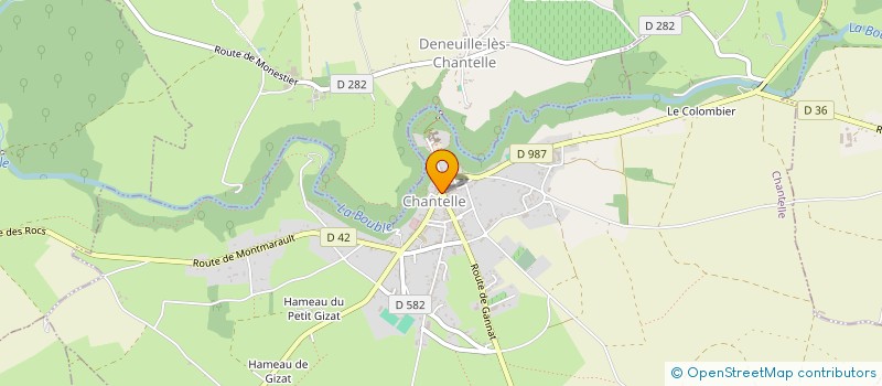 localisation de l'entreprise MONSIEUR MARIA PAULA AMORIM à CHARROUX