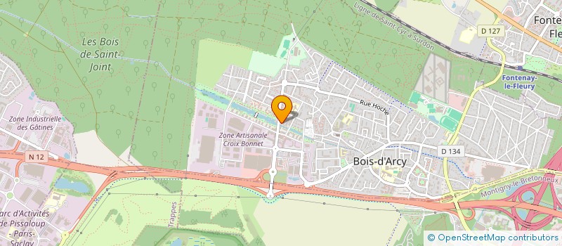 localisation de l'entreprise MONSIEUR MARIA RITA PEREIRA  BOIS-D'ARCY