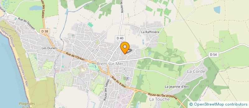localisation de l'entreprise MONSIEUR MARIAM MOINARD à BREM-SUR-MER